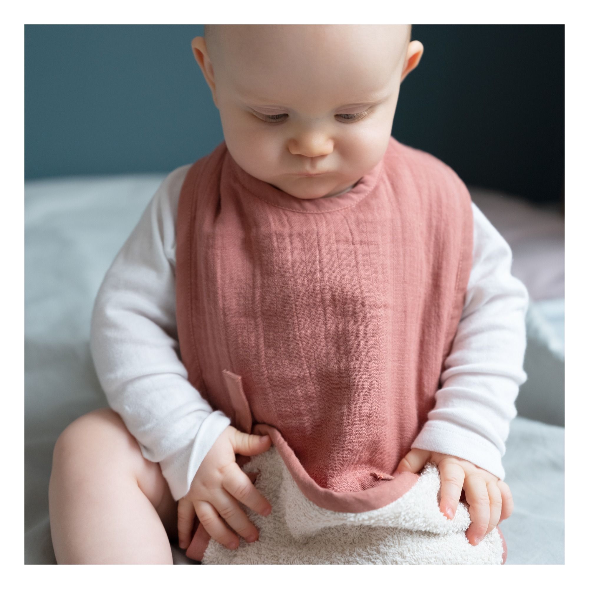 Organic cotton bib Fabelab Design Baby