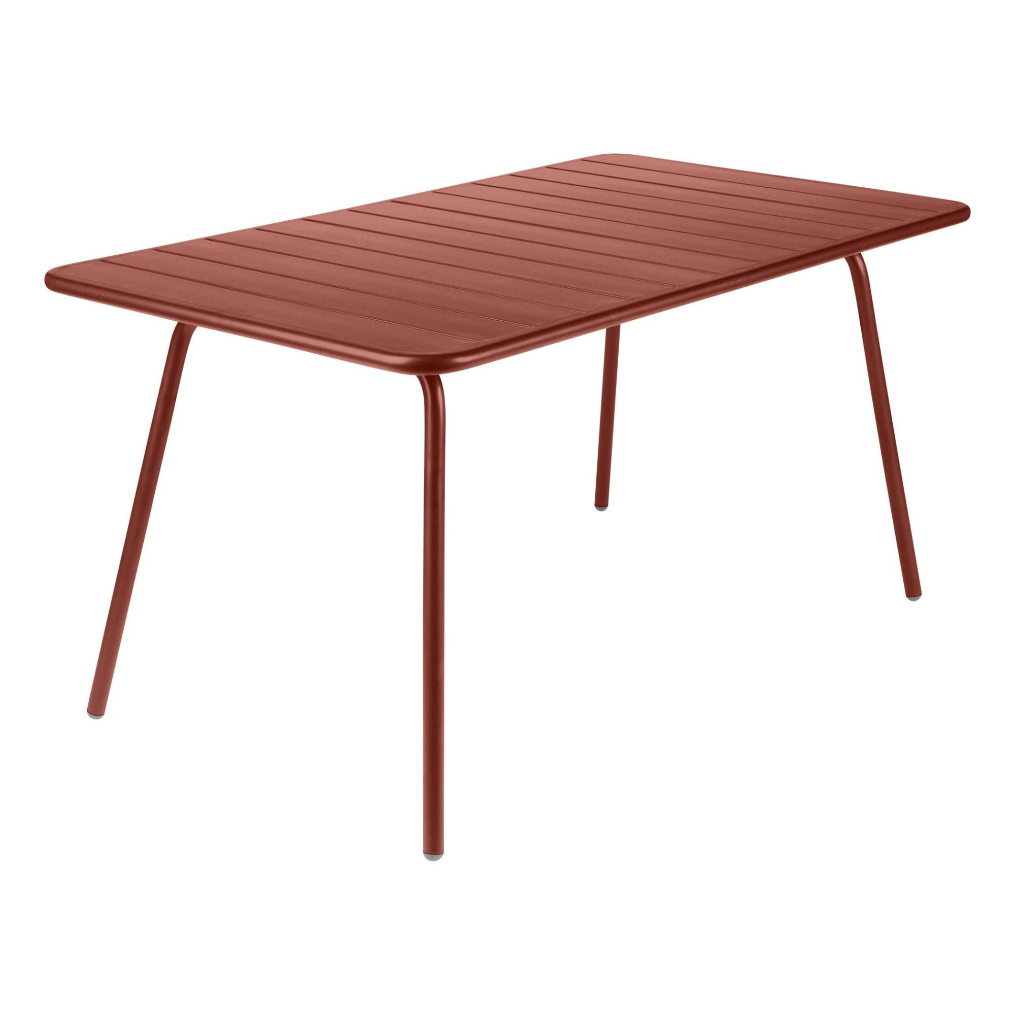 Fermob - Table Luxembourg 143x80 cm en aluminium - Ocre Rouge
