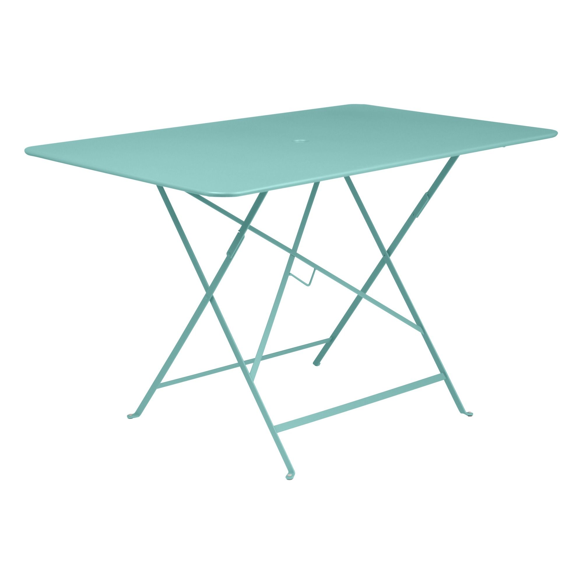 Fermob - Table de jardin Bistro rectangulaire en acier - Bleu Lagune