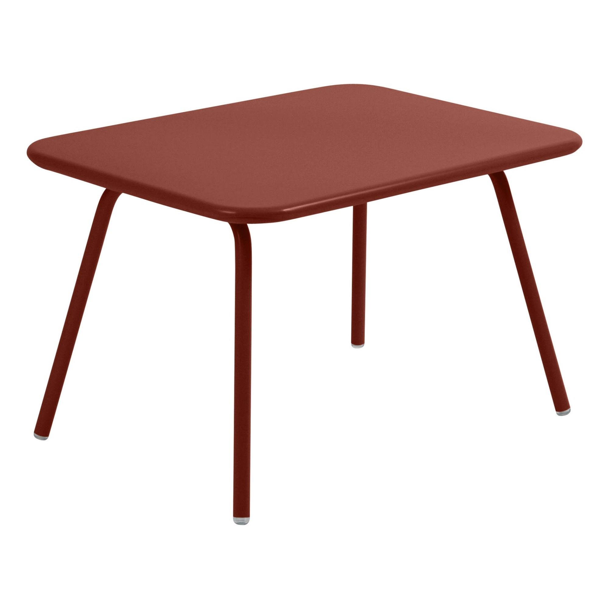 Fermob - Table Luxembourg pour enfant 76x55,5 cm en aluminium - Ocre Rouge