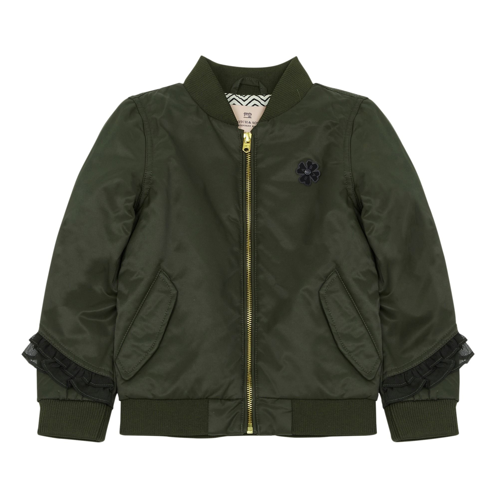Scotch & Soda - Bomber - Fille - Vert kaki