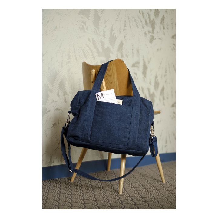 Darcy Changing Bag | Denim brut- Product image n°3