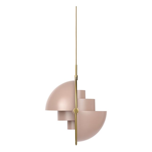 Hängeleuchte Multi-Lite, Louis Weisdorf, 1972 | Rosa