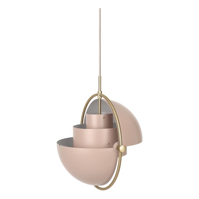 Multi-Lite pendant light, Louis Weisdorf, 1972 | Pink