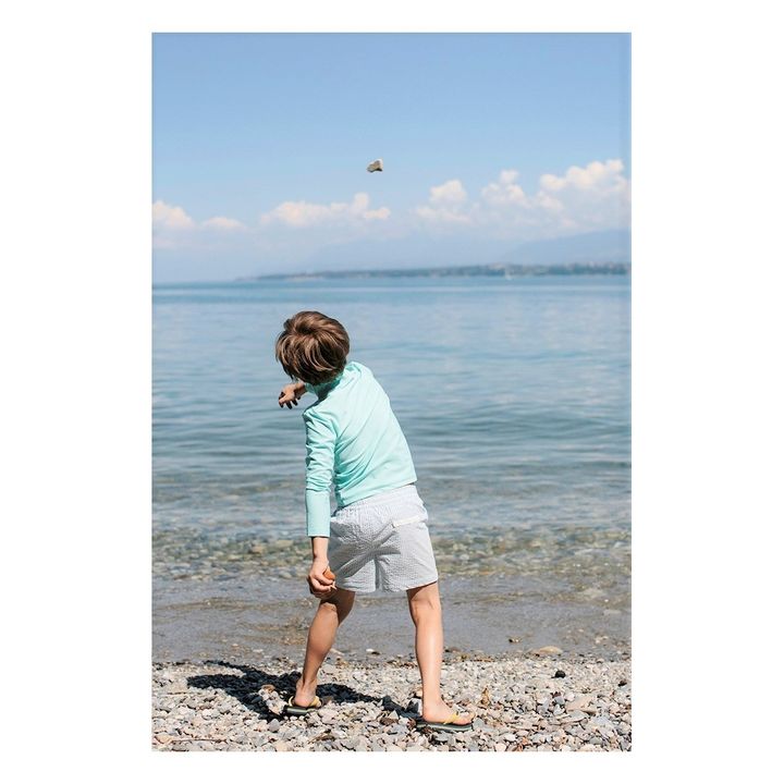 Biarritz swim shorts Grey blue- Product image n°1