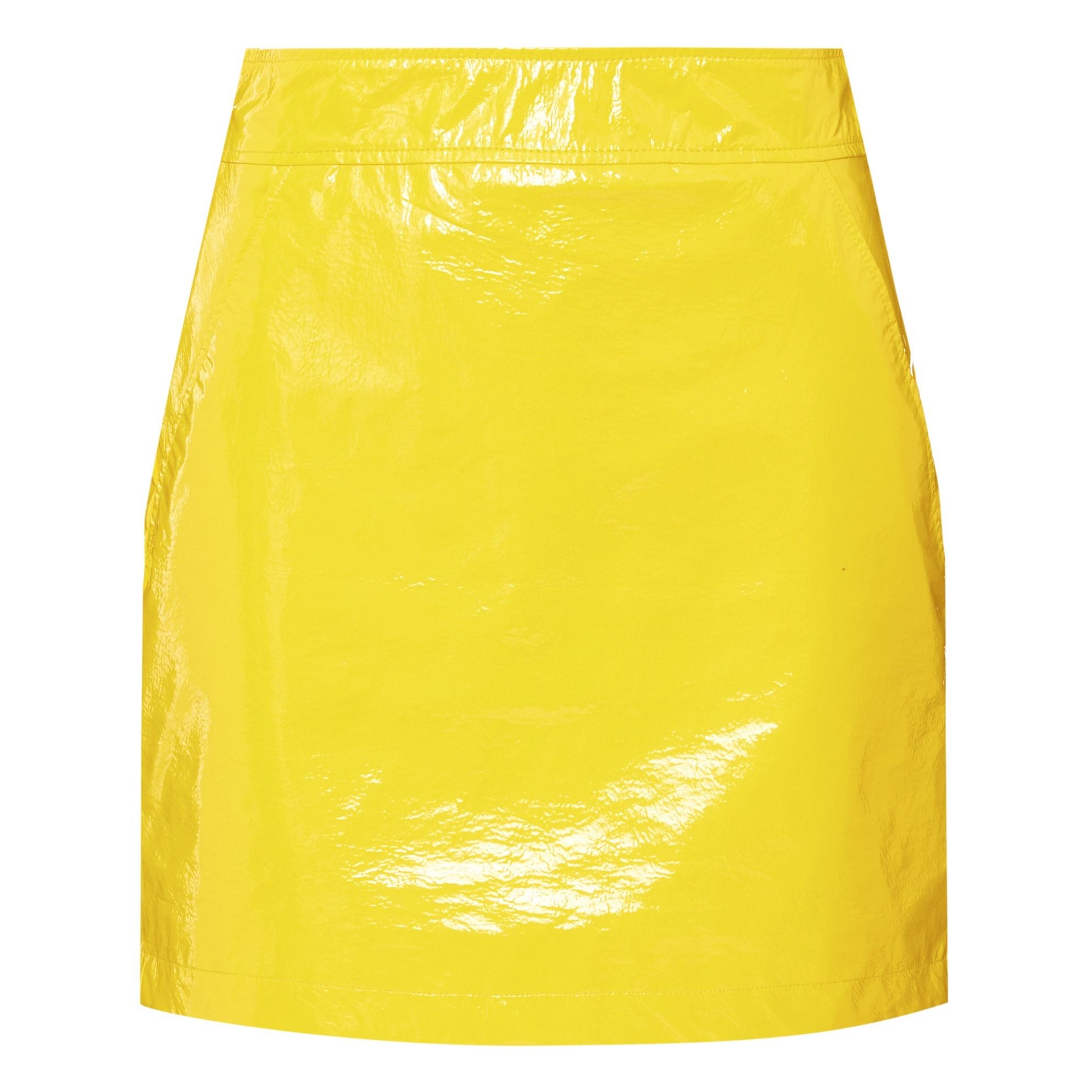 Vinyl on sale skirt yellow