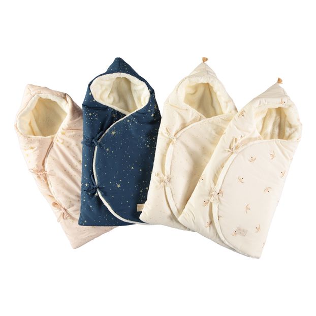 Nid d'ange en coton bio, doublé polaire Cozy Nobodinoz Design Bébé