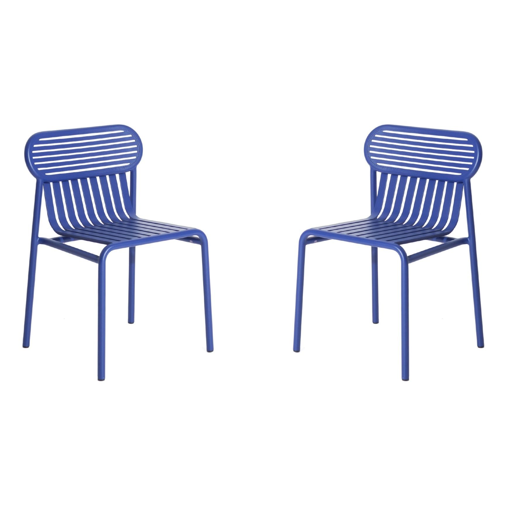 Petite friture - Chaise Week-end - Lot de 2 - Bleu