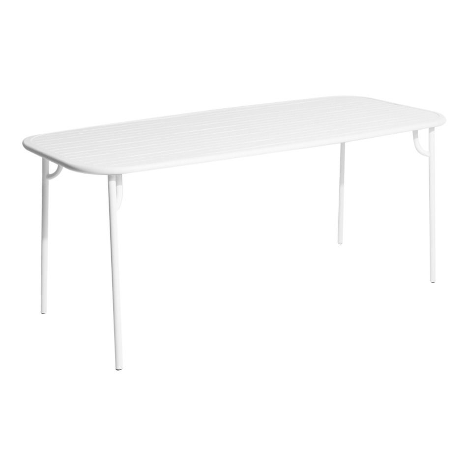 Petite friture - Table rectangle Week-end - Blanc