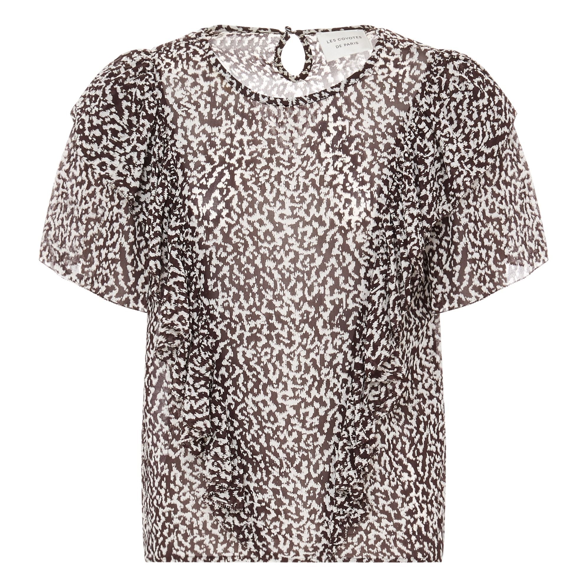 Rohe / Les Coyotes de Paris Women - Blouse Billie Retro - Fille - Marron