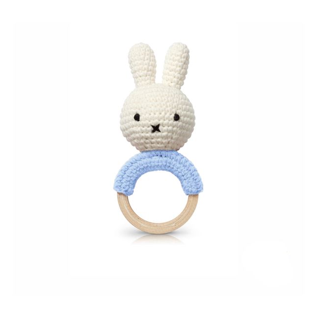 Crocheted Miffy rattle