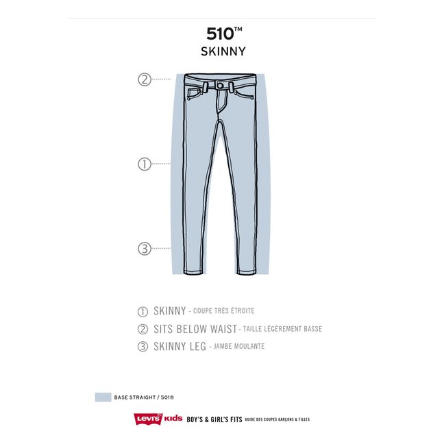 510 Skinny Super Stretch Jeans | Denim brut