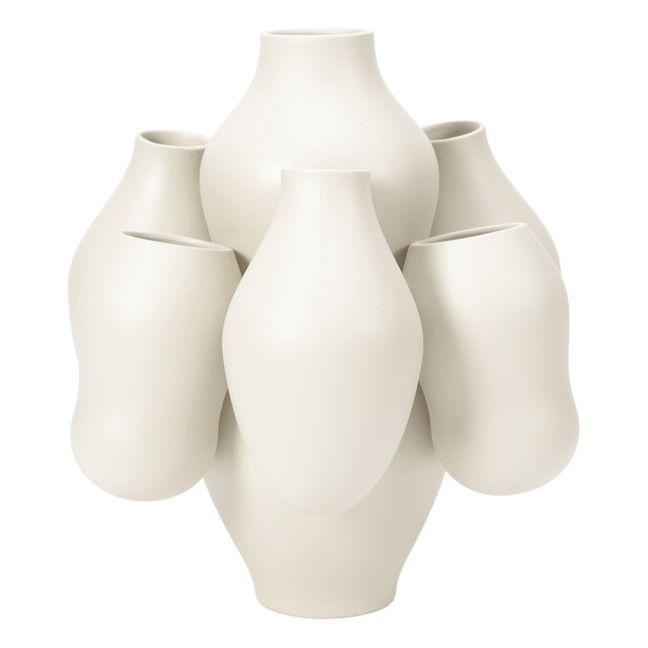 Vaso in ceramica Pasha, Jean-Baptiste Fastrez | Crema