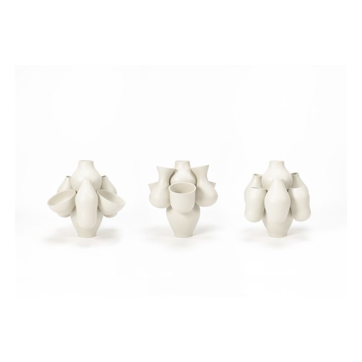 Jarrón de cerámica Pacha, Jean-Baptiste Fastrez | Crema- Imagen del producto n°1