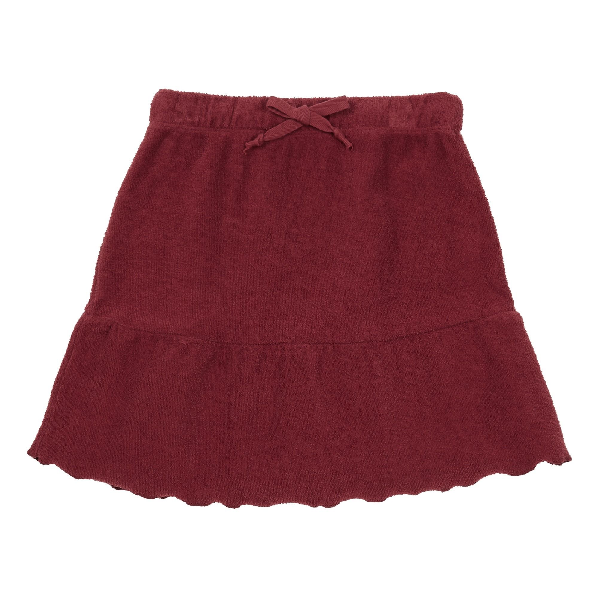 Organic Cotton Terry Cloth Skirt Pink Longlivethequeen Fashion