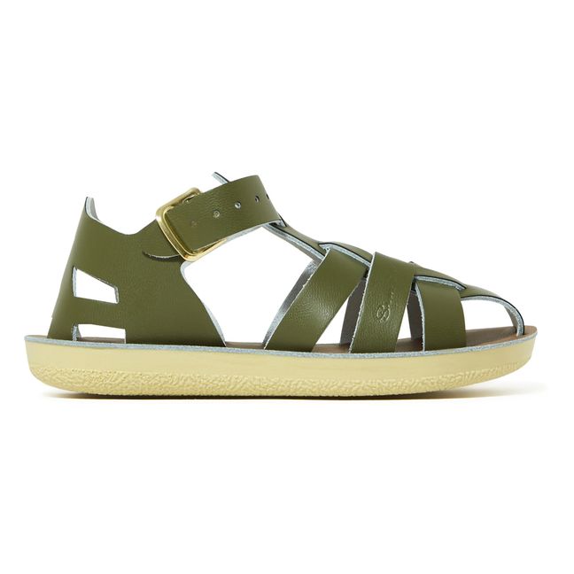 Sandalen Waterproof Leder Shark | Khaki