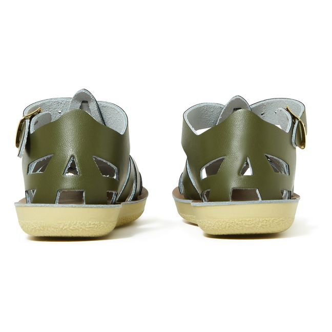 Shark Sandals in Waterproof Leather | Khaki