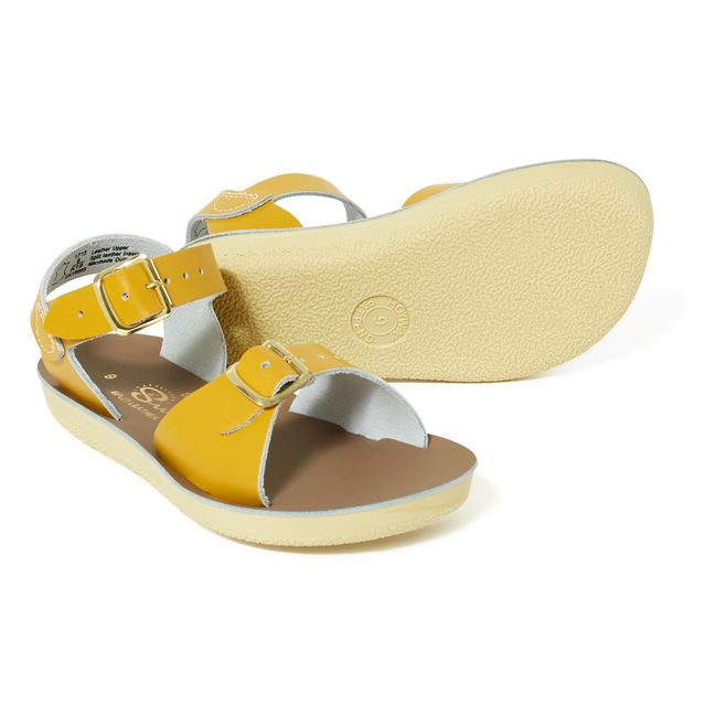 Sandali Waterproof Cuoio Surfer | Giallo senape