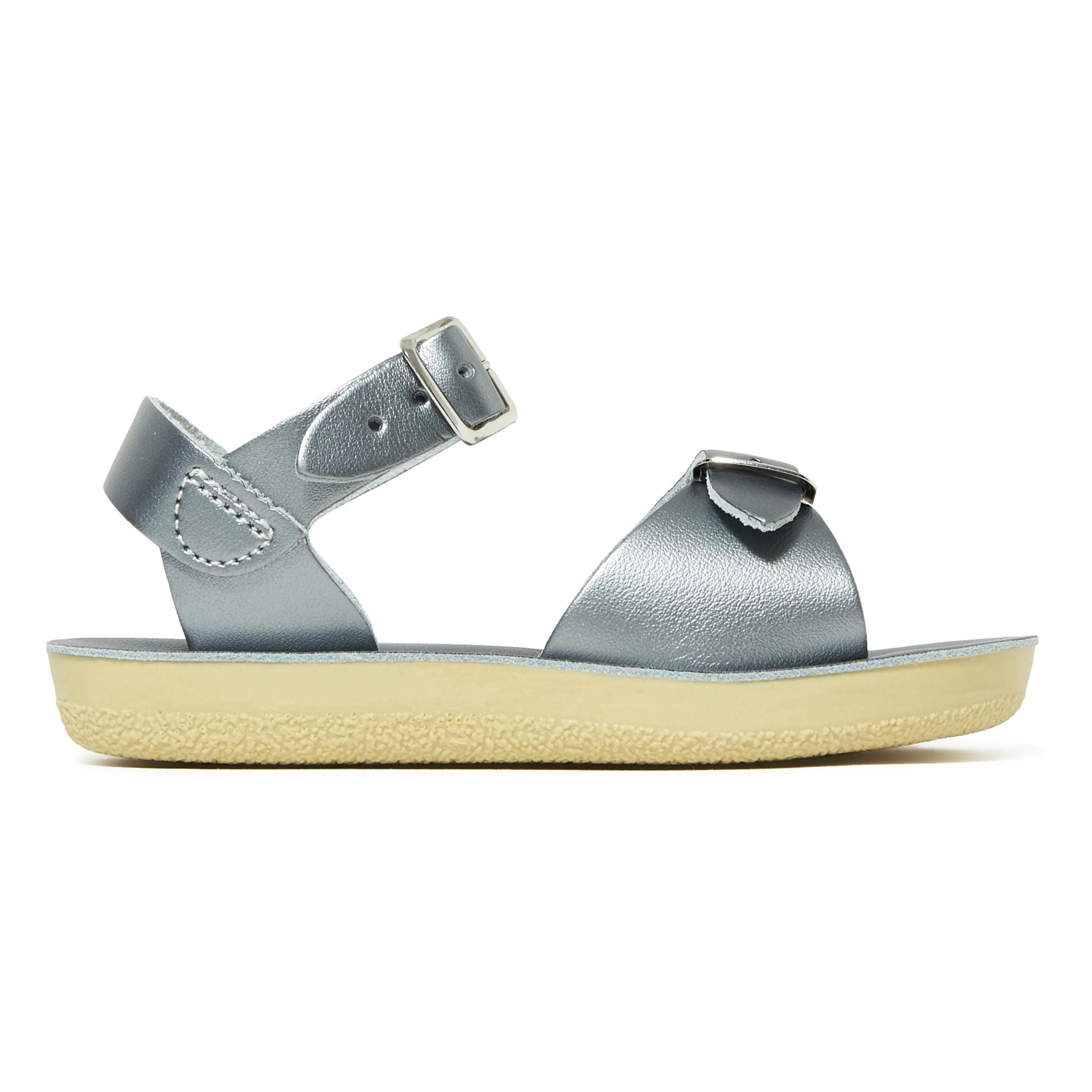 Salt-Water - Sandales Cuir Waterproof Surfer - Fille - Argenté