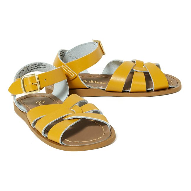 Original Sandals in Waterproof Leather | Mustard