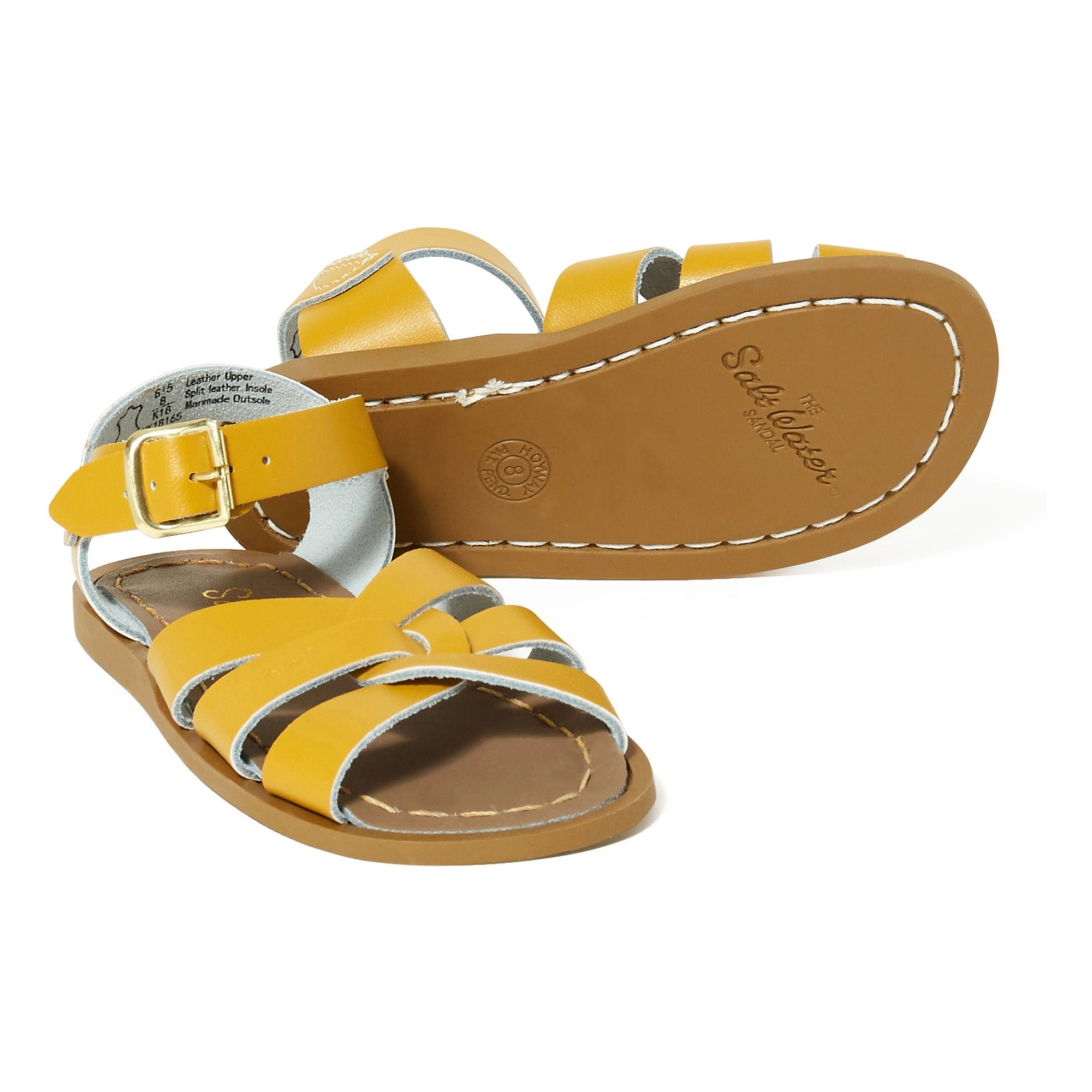 salt water leather sandals