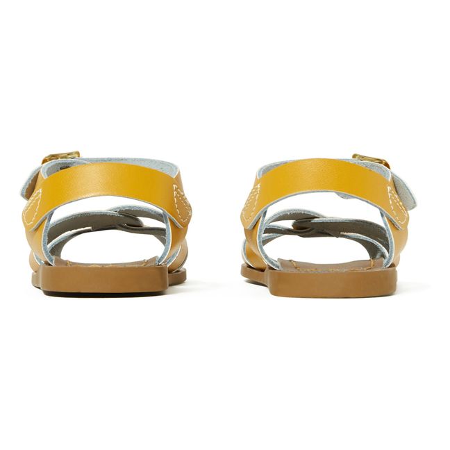 Sandales Cuir Waterproof Original | Jaune moutarde