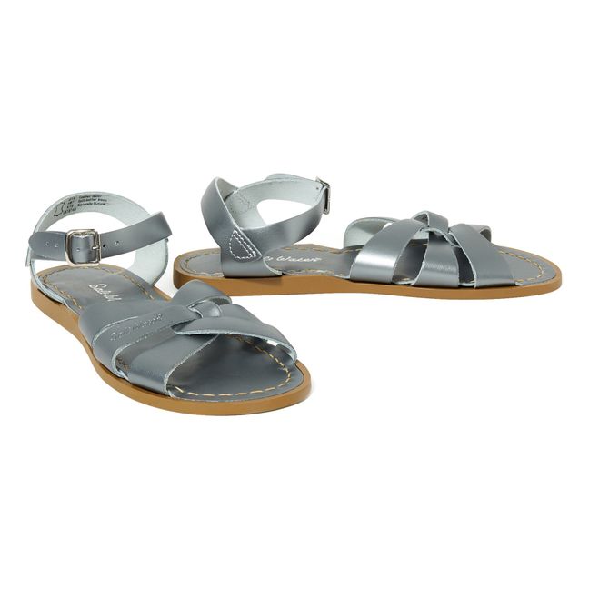Original Sandals in Waterproof Leather Silver
