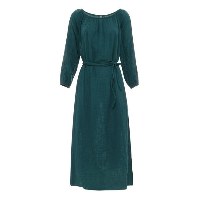 Vestido Largo Nina - Colección Adolescente y Mujer  | Teal Blue S022