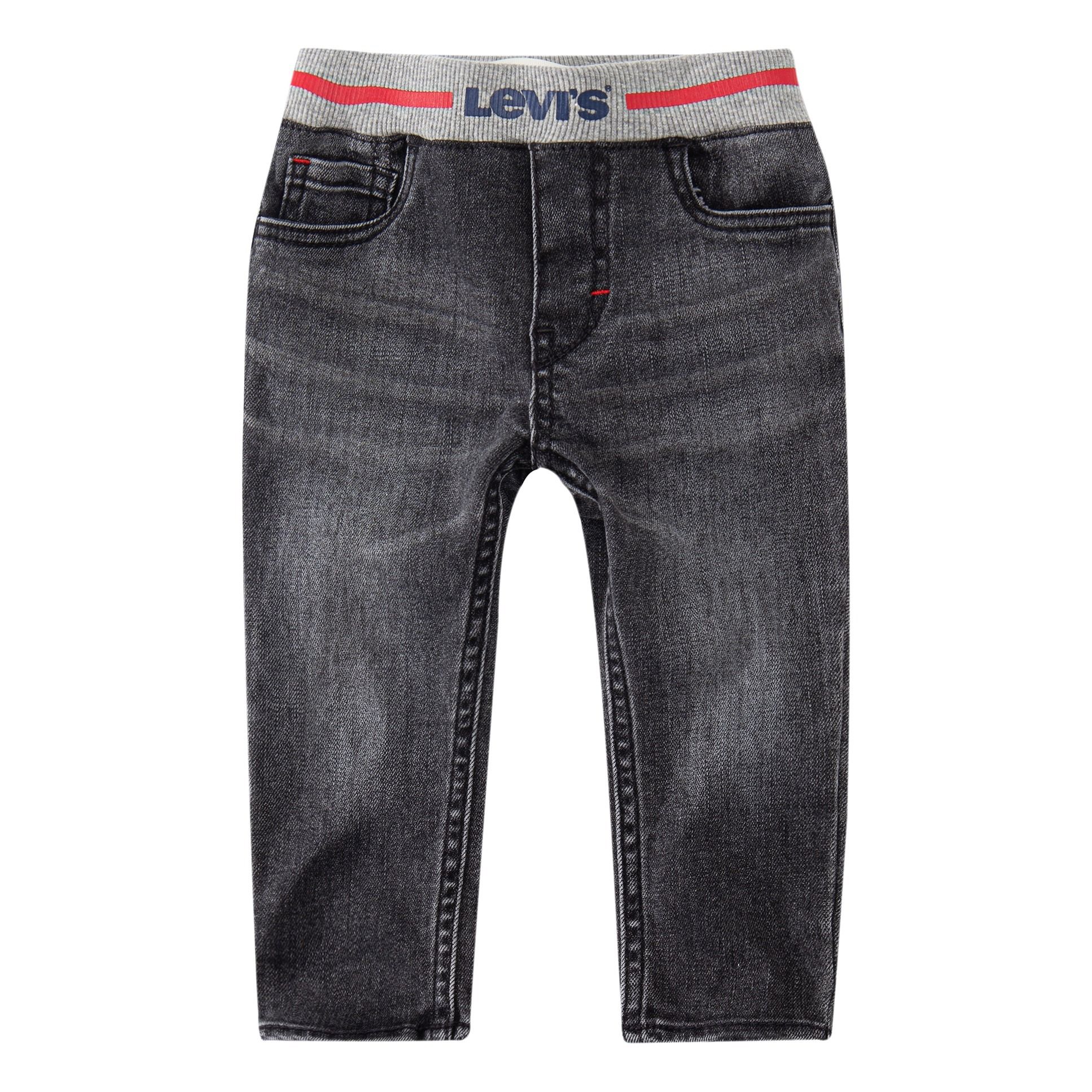 Skinny Elastic Waist Jeans Grey Levi's Fashion Baby