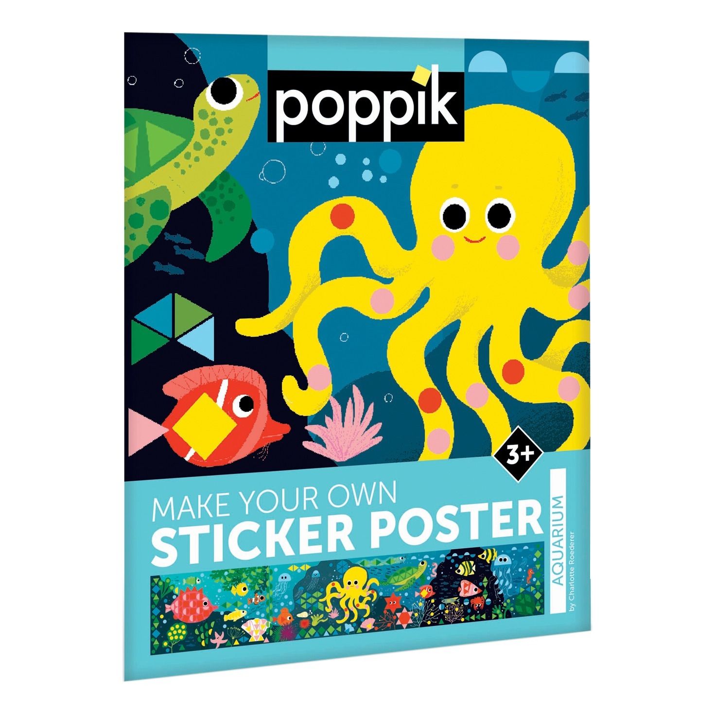 Poppik - Poster sticker Aquarium - Multicolore