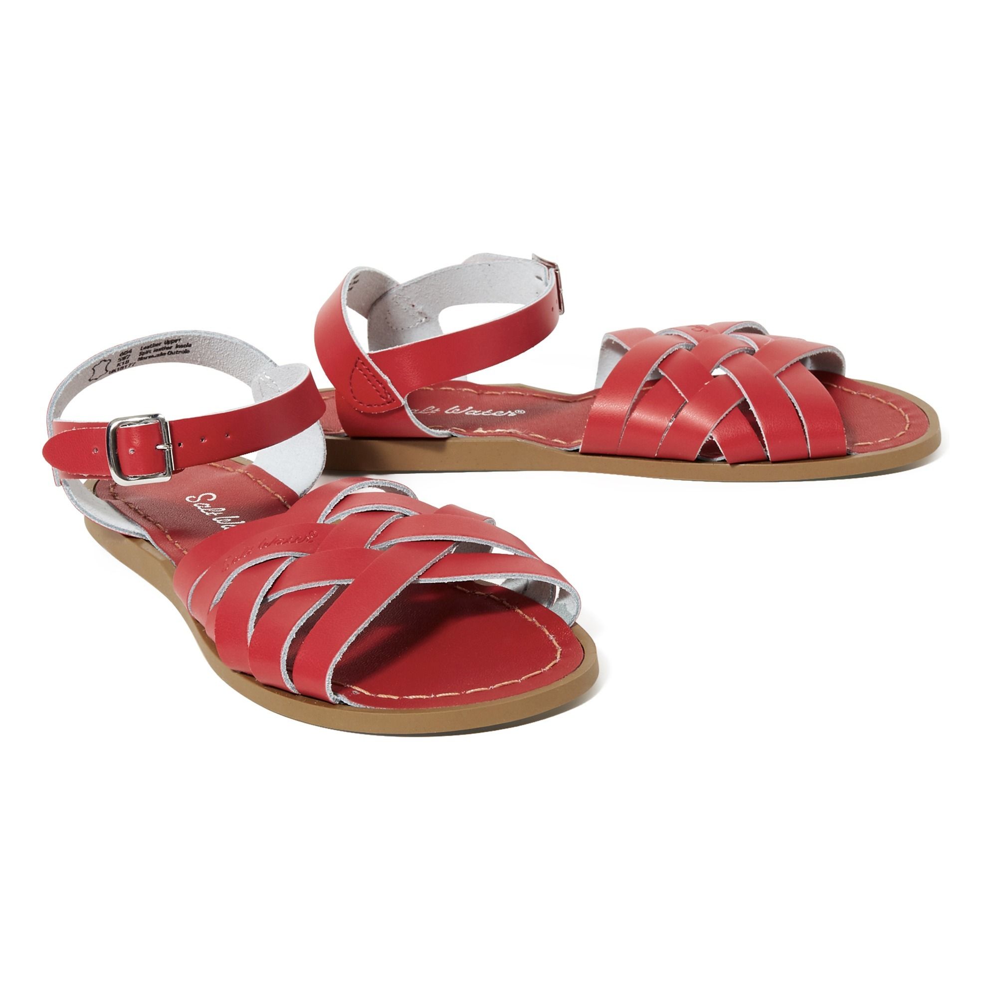 Retro Sandals Women's Collection Red SaltWater Shoes Adult