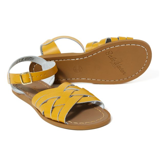 Sandales Retro - Collection Femme  | Jaune moutarde