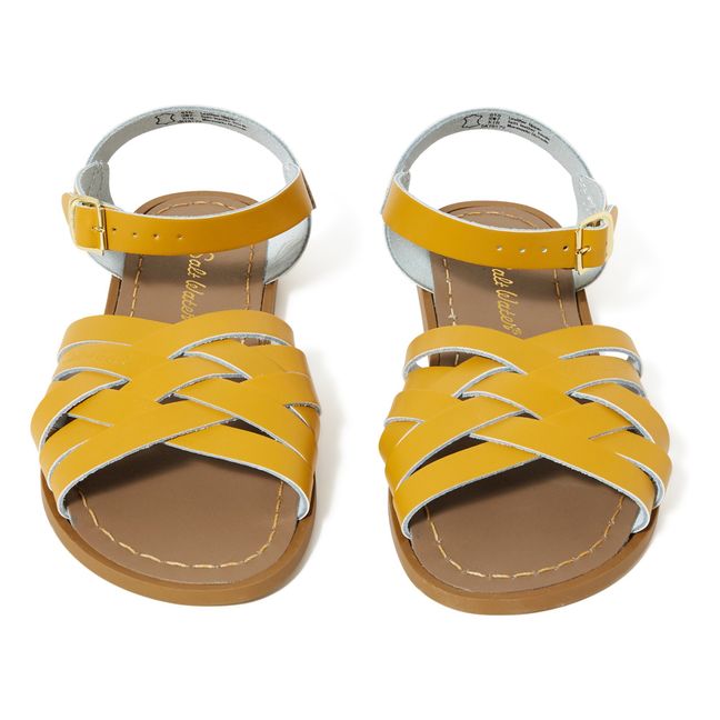 Sandales Retro - Collection Femme  | Jaune moutarde