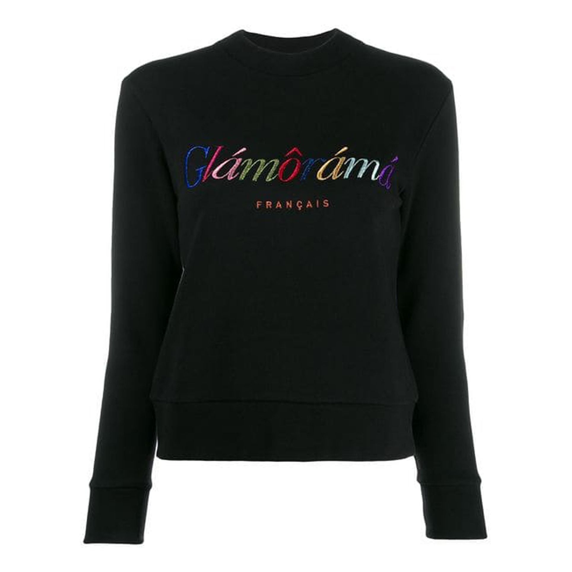 black slim fit sweatshirt