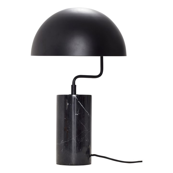 Marble table lamp | Black- Product image n°0